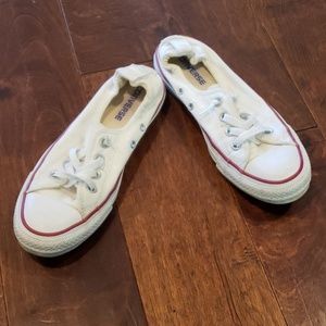 White Slip On  Converse